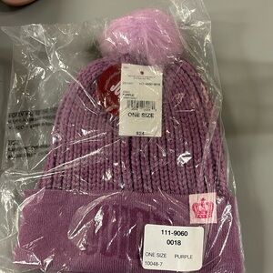 Purple Juicy Couture Hat Brand new with tags